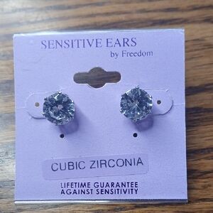 Silver Cubic Zirconia Earrings